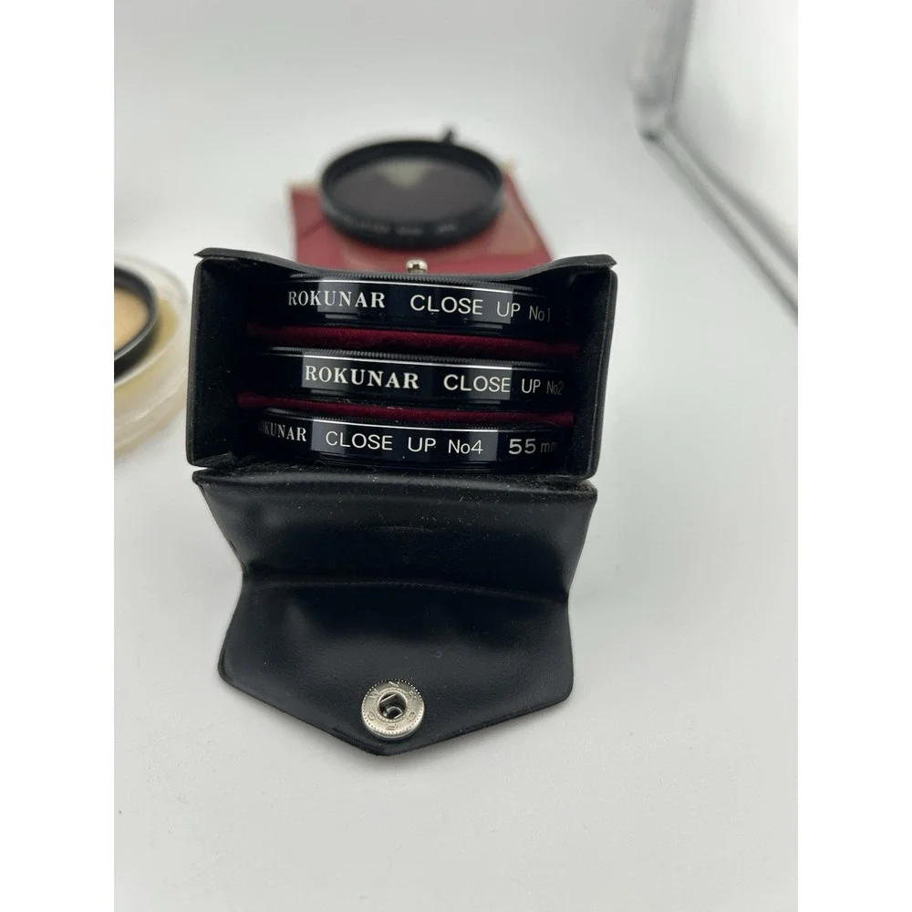 Vintage Camera Lens Filter Bundle -‎ Filters and Blower Brush